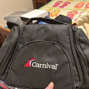 Carnival Men's Black Travel Toiletry Kit